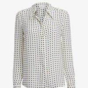 A.L.C. Carolynn ‘Happy Pill’ Silk Buttondown Blouse